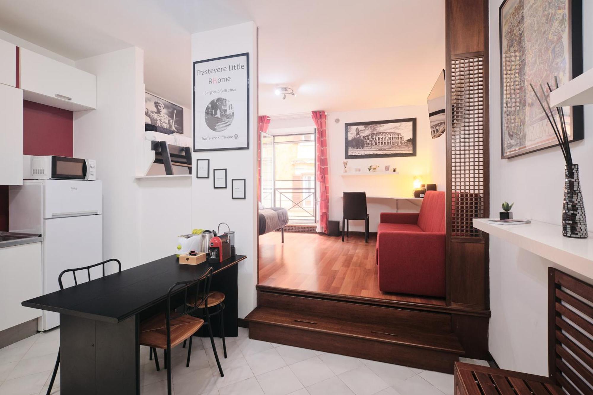 Trastevere- Flat Con Giardino, Ac, Wi-Fi & Netflix Róma Kültér fotó